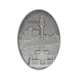 Strieborná medaila - Morové stĺpy: Najsvätejšej Trojice v Trenčíne