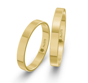 Svadobné obrúčky ploché 3,00mm