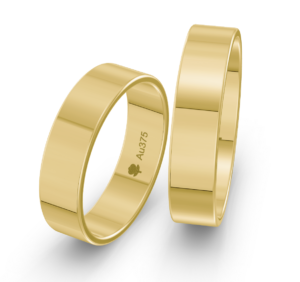 Svadobné obrúčky ploché 5,00mm