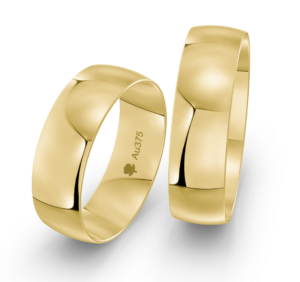 Svadobné obrúčky pologuľaté z oboch strán 6,00mm