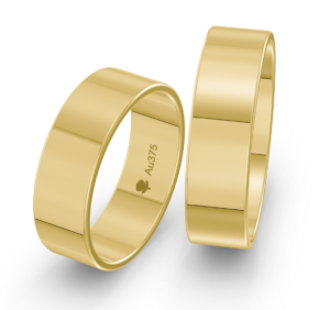 Svadobné obrúčky ploché 6,00mm